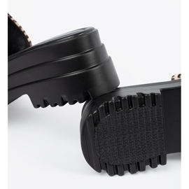 Seastar Tohvelit leopardalustalla ruskea 1