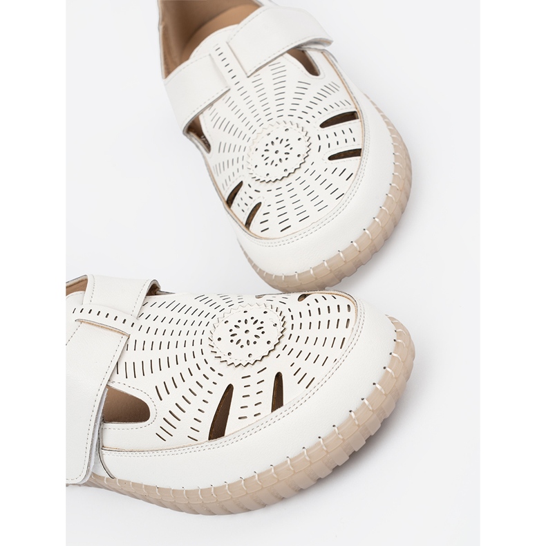 Seastar Naisten avoimien kengien kanssa tarranauha valkoinen 1