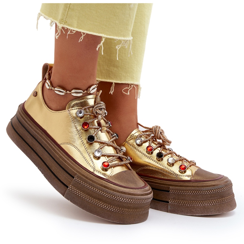 Naisten lenkkarit GOE NN2N4055 kultaa kultainen 6