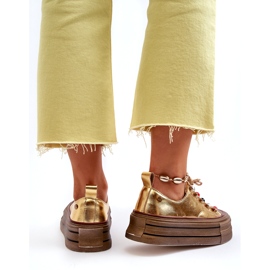 Naisten lenkkarit GOE NN2N4055 kultaa kultainen 5