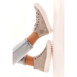 Big Star Naisten isot tähden lenkkarit High eristetty harmaa EE274114 3