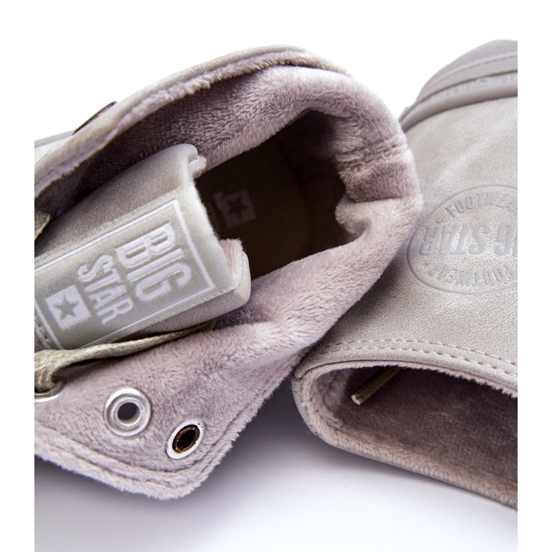 Big Star Naisten isot tähden lenkkarit High eristetty harmaa EE274114 1