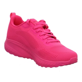 Skechers Bobs Squad Chaos-Cool Rytms 117216-NCOR -kengät vaaleanpunainen 1