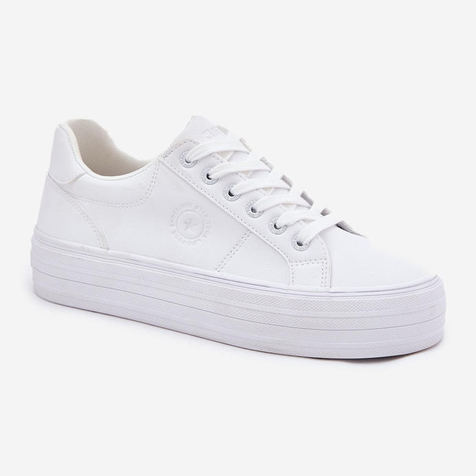 Eco Leather Women's Sneakers Big Star RR274298 White Platformissa valkoinen 1