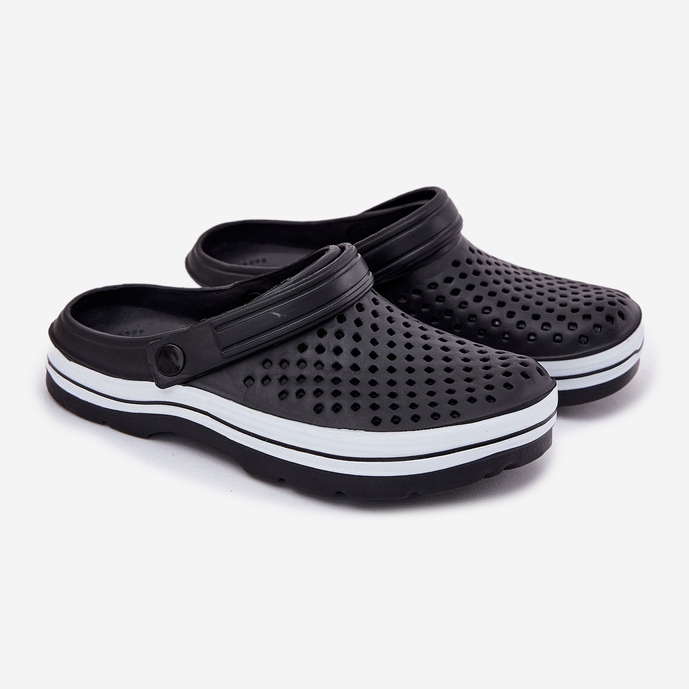 EVento Mustien miesten vaahtotossut musta 1