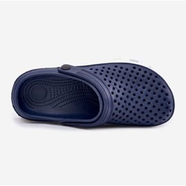 EVento Miesten laivastonsininen vaahto tohvelit 2