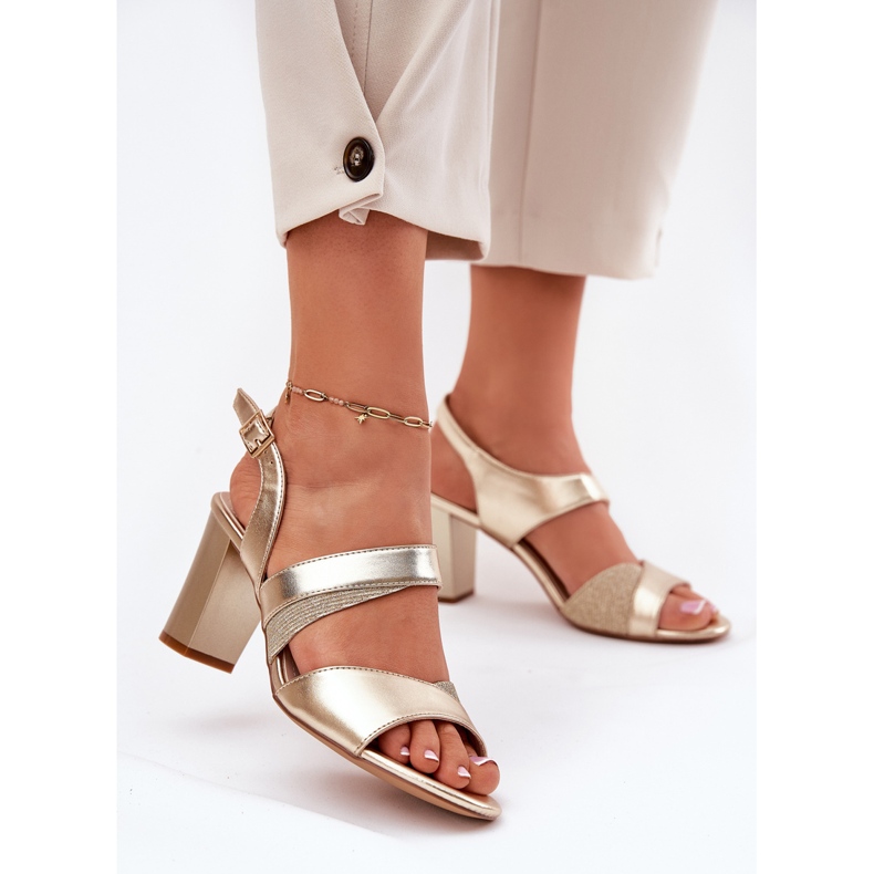 Naisten sandaalit Sergio Leone Sk866 -viestissä kultainen 2