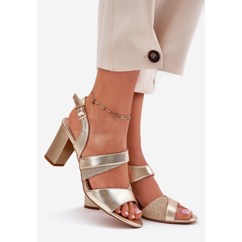 Naisten sandaalit Sergio Leone Sk866 -viestissä kultainen 1