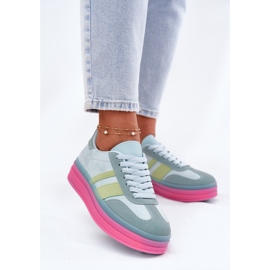 Matalat lenkkarit sinisellä alustalla sininen 2