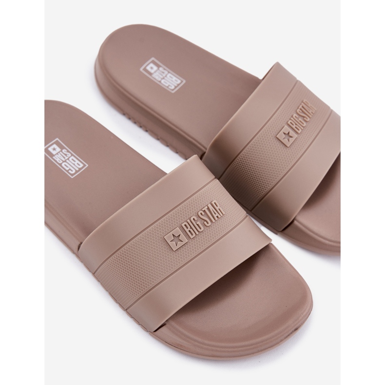 Big Star RR174A048 Miesten vaahto flopsit beige 2