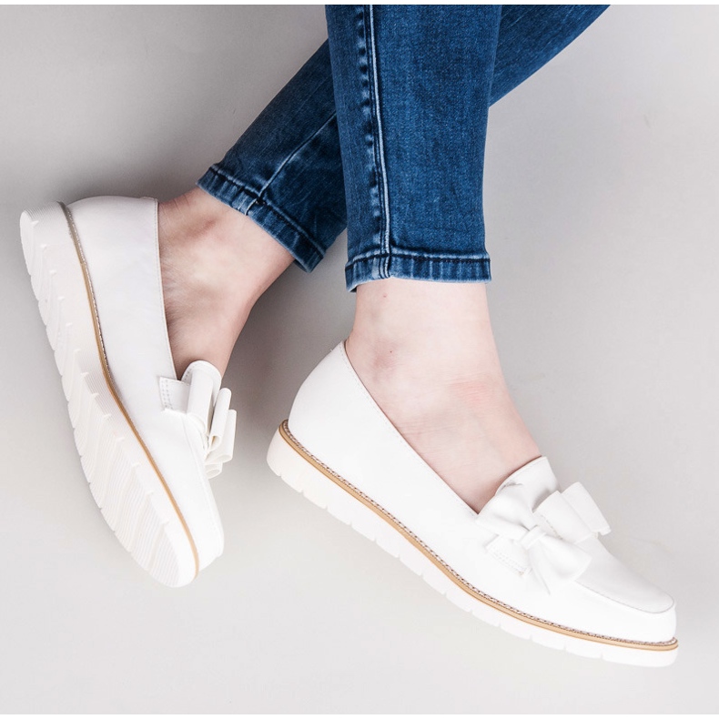 Vices Matalat kengät rusetilla valkoinen 1