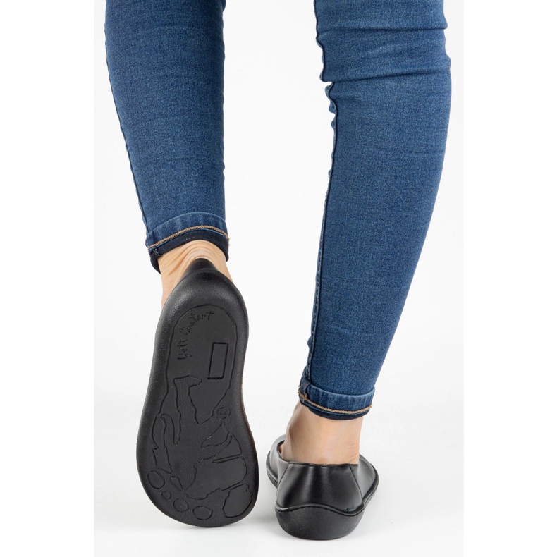 Olivier Paljain jaloin naisten minimalistiset nahkakengät liukuvat -in 1771pol musta 2