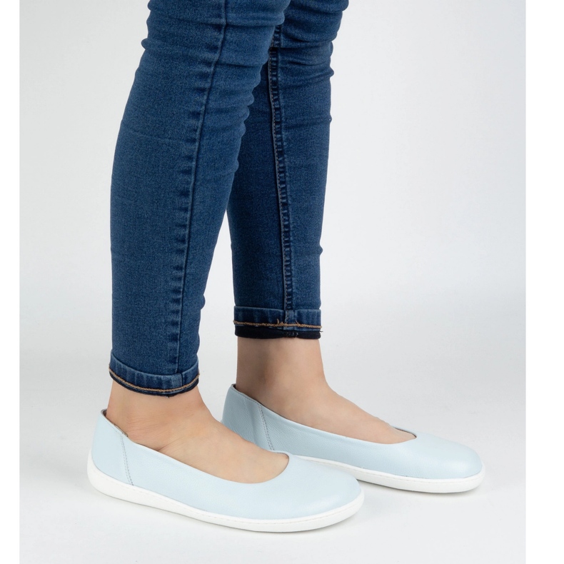 Olivier Paljain jaloin naisten minimalistiset kengät liukastuivat vuonna 1771 pol -sininen 1