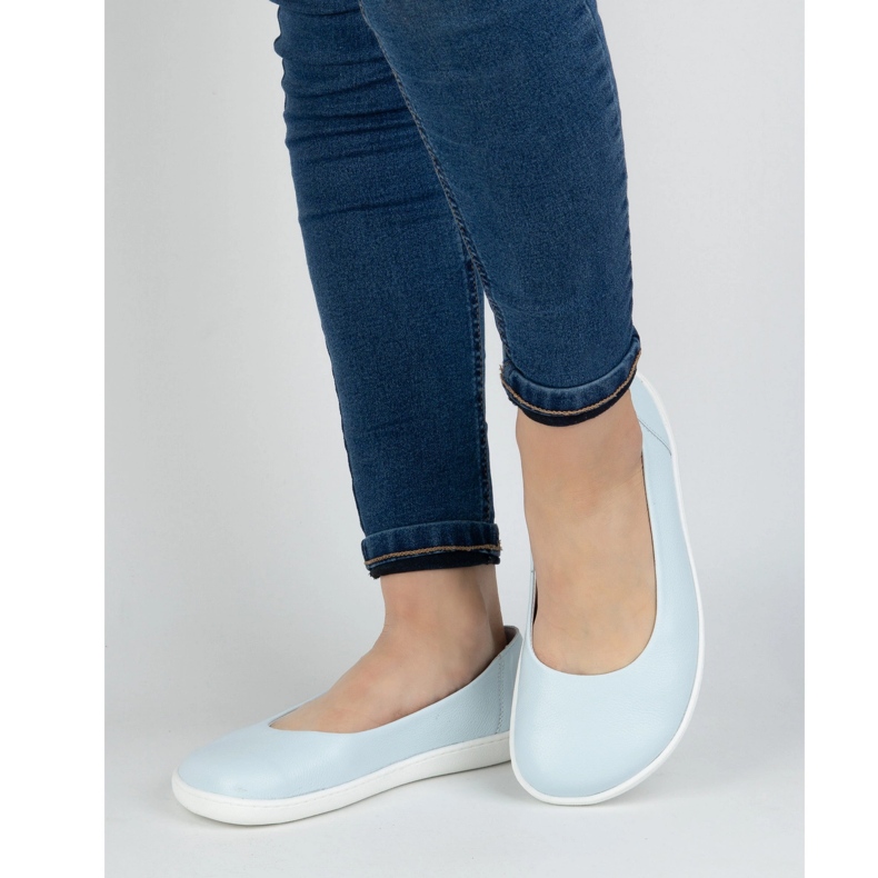 Olivier Paljain jaloin naisten minimalistiset kengät liukastuivat vuonna 1771 pol -sininen 2