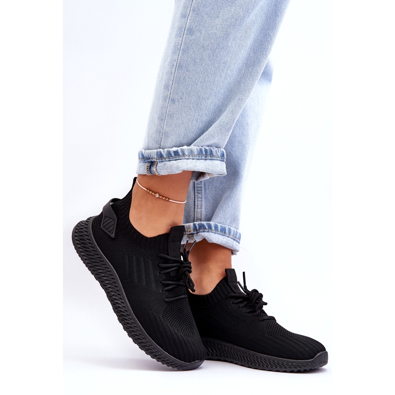 Naisten liukuminen -mustat urheilukengät 5