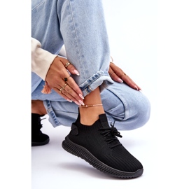 Naisten liukuminen -mustat urheilukengät 3