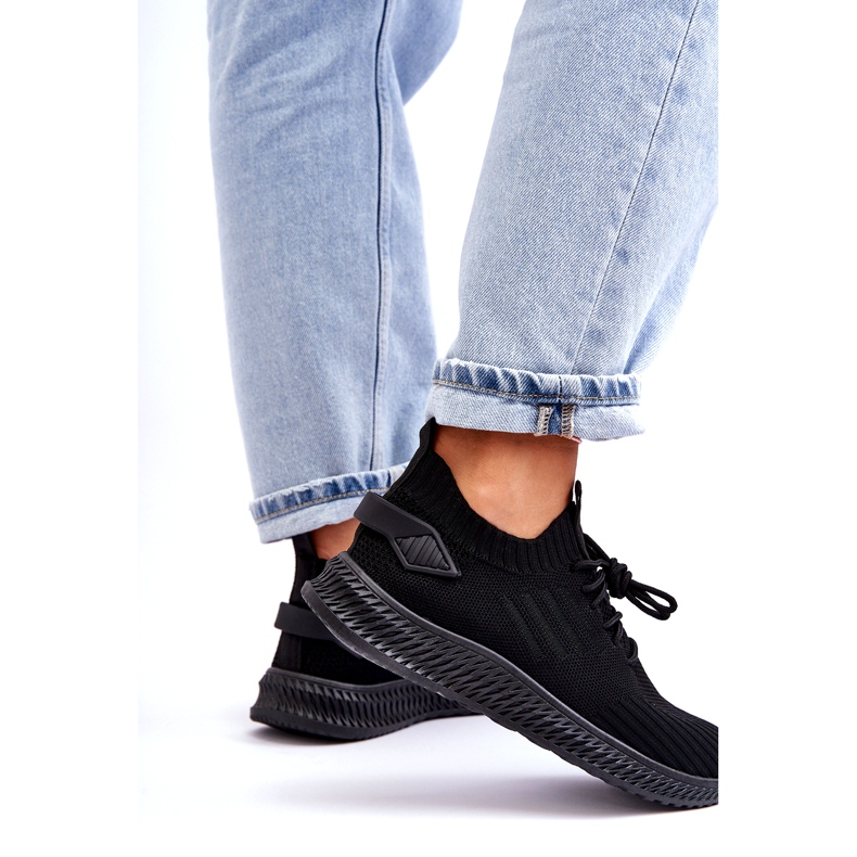 Naisten liukuminen -mustat urheilukengät 2