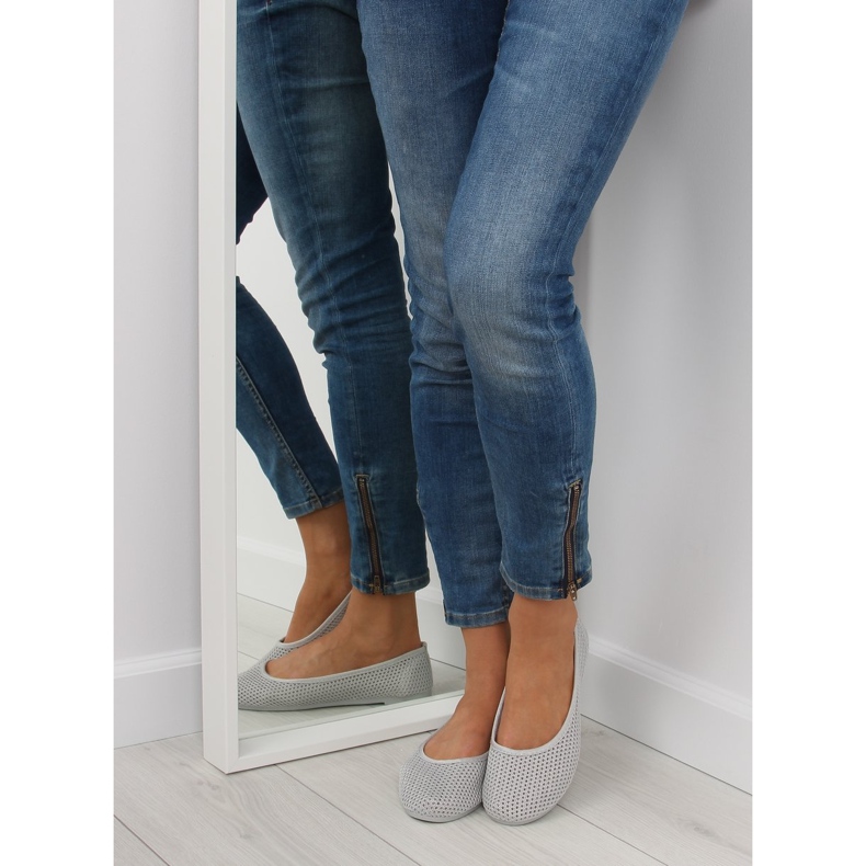 Harmaa verkkoballerina JX56 Grey 1