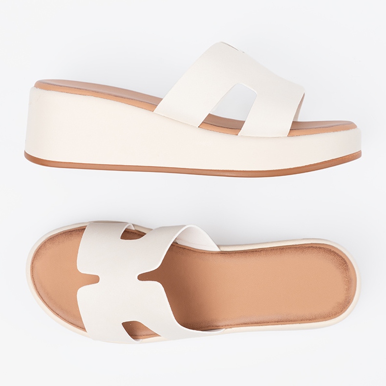 Seastar Naisten kevyet alustan tossut beige 1