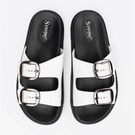 Seastar Valkoiset flip flops hopea -soljilla valkoinen 2