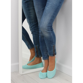 Minttuverkkoballerinat JX56 L.GREEN vihreä 1