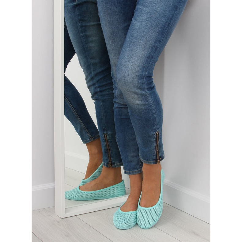 Minttuverkkoballerinat JX56 L.GREEN vihreä 1