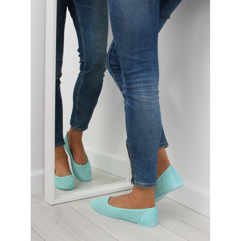 Minttuverkkoballerinat JX56 L.GREEN vihreä 2