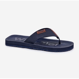 Miesten flip -flops wrangler zane flipflop miehet matala 20251044.24h laivastonsininen 7