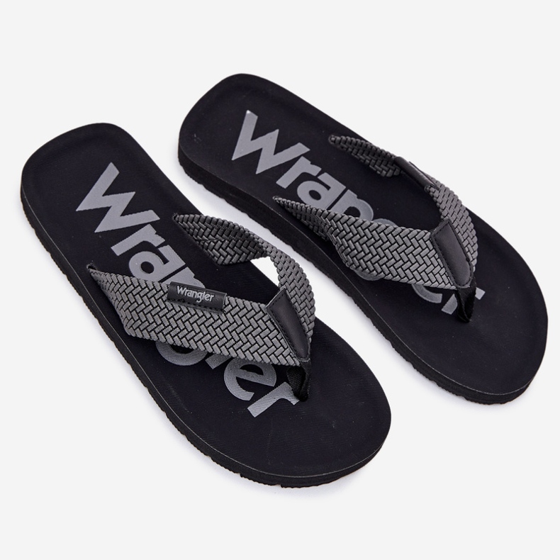 Miesten flip -flops wrangler zane flipflop miehet matala 20251044.20251044.10e harmaa 1