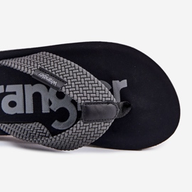 Miesten flip -flops wrangler zane flipflop miehet matala 20251044.20251044.10e harmaa 4