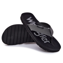 Miesten flip -flops wrangler zane flipflop miehet matala 20251044.20251044.10e harmaa 8