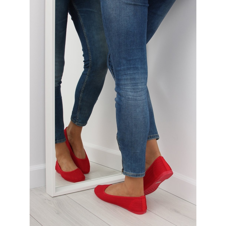 Punainen mesh ballerina JX56 Red 2