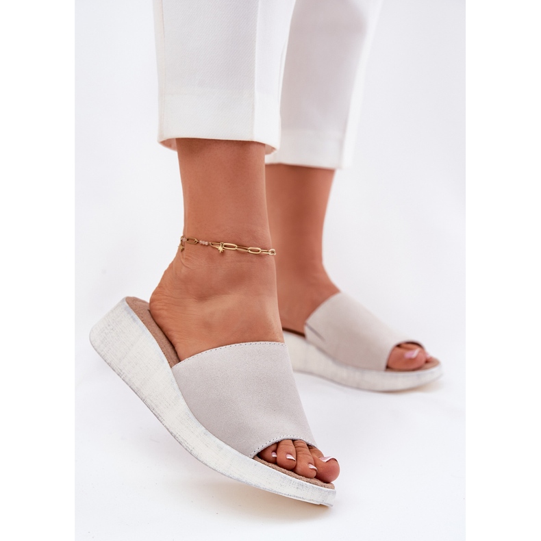 Naisten mokkahousut Panto Fino RR267044 Grey Wedge harmaa 2