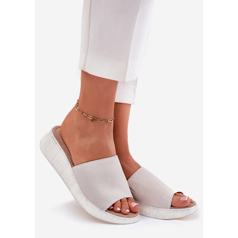 Naisten mokkahousut Panto Fino RR267044 Grey Wedge harmaa 1