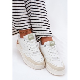 Naisten lenkkarit Lee Emma Women Low 50251014.04L -alustalla beige 1