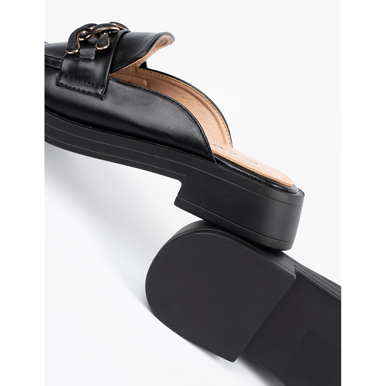 Shelvt Musta matala -heel ekologinen -hölynpöly ketjulla 1