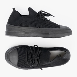 Shelvt Mustien naisten lenkkarit musta 1