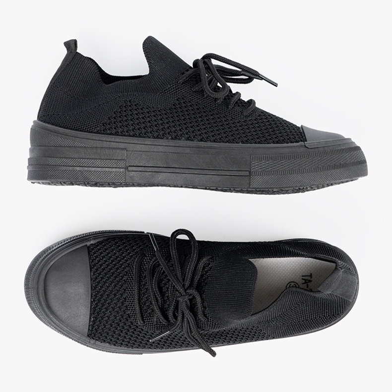 Shelvt Mustien naisten lenkkarit musta 1