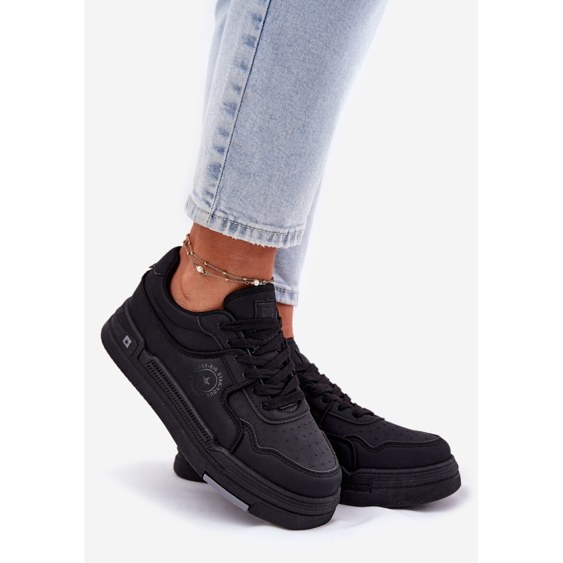 Matalan naisten lenkkarit Big Star RR274A311 Hi-Pola System Black System musta 1