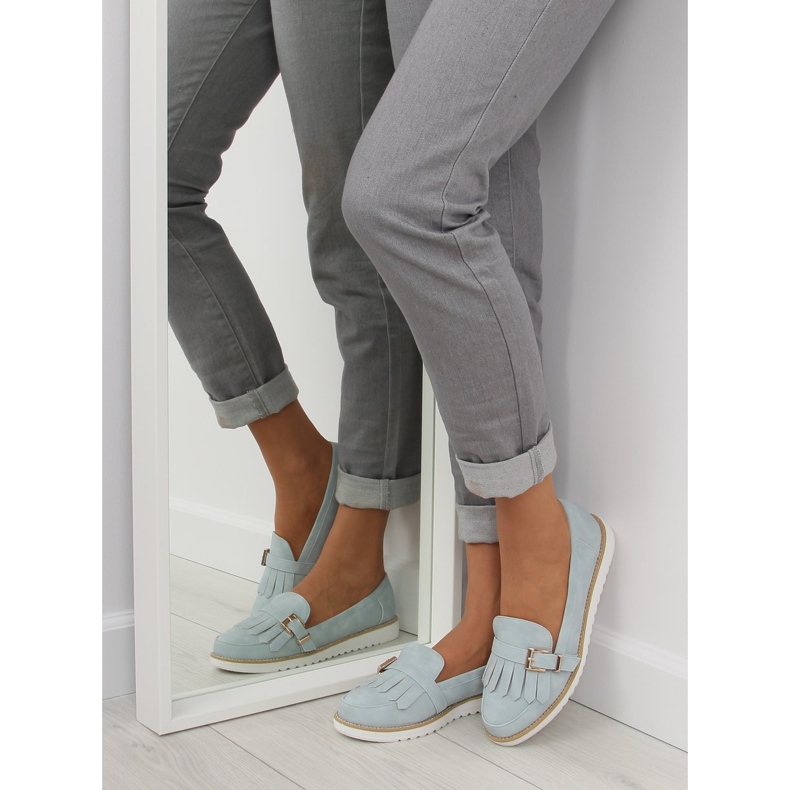 Naisten siniset housut 7210 Sininen 2