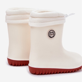 Inna Lasten galoshit kevyellä helmillä beige 2