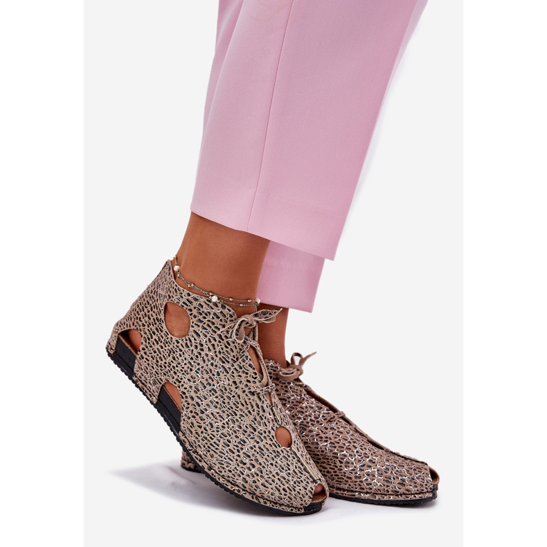 Kuvioidut nahkakengät Maciejka 03426-49 Leopard Print beige 1