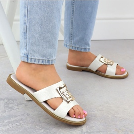 Naisten flip flops koristeella Valkoinen Filippo DS3703 5