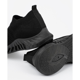 Shelvt Naisten liukuvat mustat urheilukengät 1