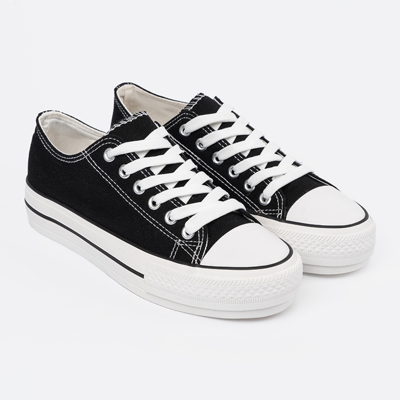 Shelvt Naisten mustat lenkkarit 1