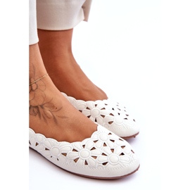 Evento Harjakattoinen kiiltävä Ballerina naisten valkoinen Visionary 1