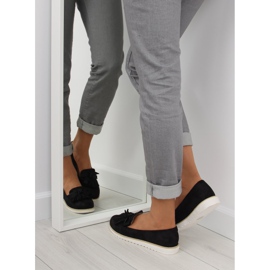 Musta Naisten housut hapsuilla 7214 Musta 1