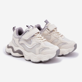 Inna Lasten lenkkarit paksulla valkoisella pohjalla valkoinen 1