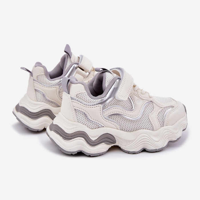 Inna Lasten lenkkarit paksulla valkoisella pohjalla valkoinen 2