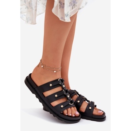 Inna Naisten tossut, joissa on mustat raidat 1